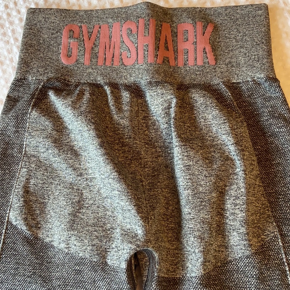 GYMSHARK Contour Seamless Bike Shorts Gray Heather